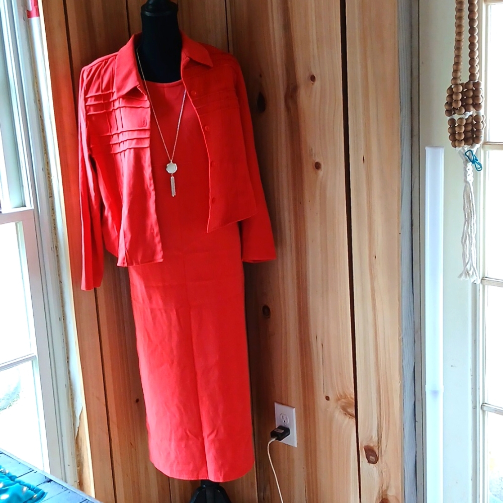 M.H.M. Melissa Harper Red Dress